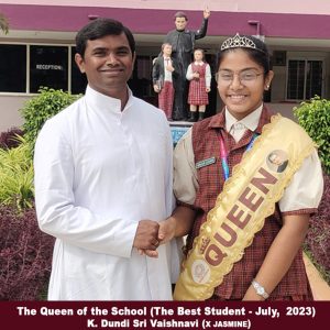 K. Dundi Sri Vaishnavi (X JASMINE)